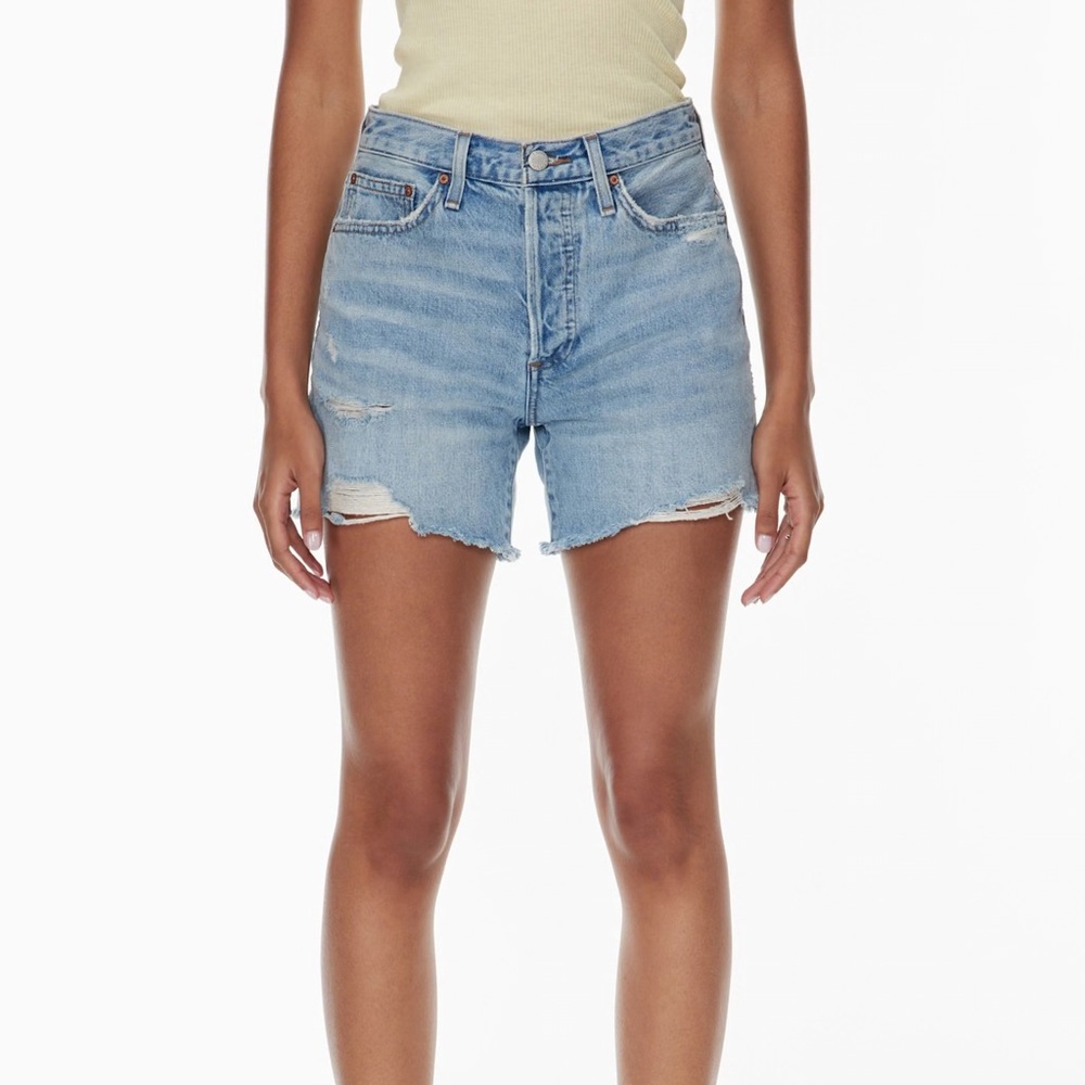 Aritzia Denim Forum Ex-Boyfriend Midi Short